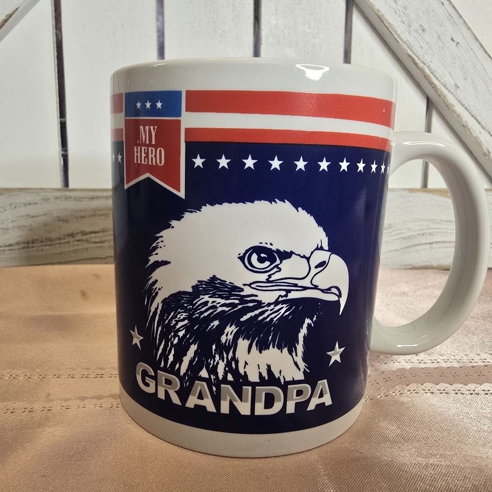 Eagle Patriotic American Flag (MY HERO GRANDPA)